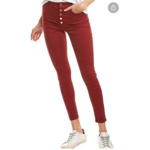 Joe's Jeans The Charlie High Rise Skinny Ankle in Cinnabar